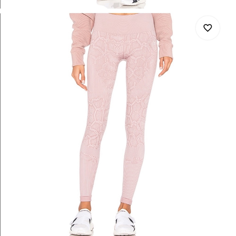 Pink Snake Print Leggings